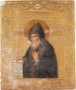 Преподобный Арсений Коневский. Св. Прп. Арсений Коневский. 1880-е. Дерево, масло. 31 х 26.3 см. Частное собрание