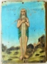 Преподобный Онуфрий Великий. Св. Онуфрий Египетский. 18 х 13 х 2 см. Частное собрание