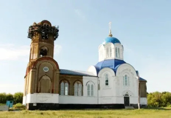 Храм во имя Ахтырской иконы Божией Матери, с .Грайворонка, Касторенсий район, Курская область