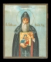 Преподобный Арсений Коневский. Св. Прп. Арсений Коневский Чудотворец. 1850-е гг. Центр. Россия, Тверь (?). 27х22.5 см. Частное собрание